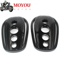 2PCS รถจักรยานยนต์รูปไข่ด้านข้างกระจกมองหลังสำหรับ Harley Wide Glide FXDWG Softail Slim FLS Softail Slim S FLSS Fat Boy FLSTF