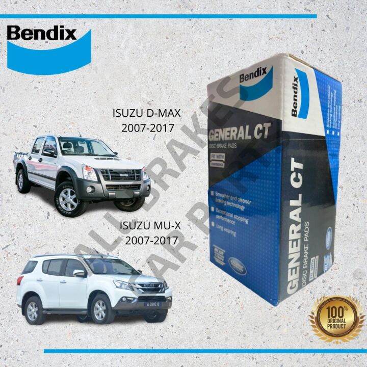 Bendix Brake Pad Front for Isuzu DMAX, MUX, ALTERRA 20072021 (DB1841