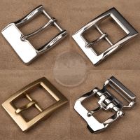 New stainless steel brass belt buckle Mens solid belt Buckle Retro Belt buckle Casual Accessories Smooth 4.0cm belt buckle Belts