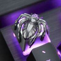 Silver Spider Aluminium Keycap ปุ่มคีย์แคป อลูมิเนียม ของแท้