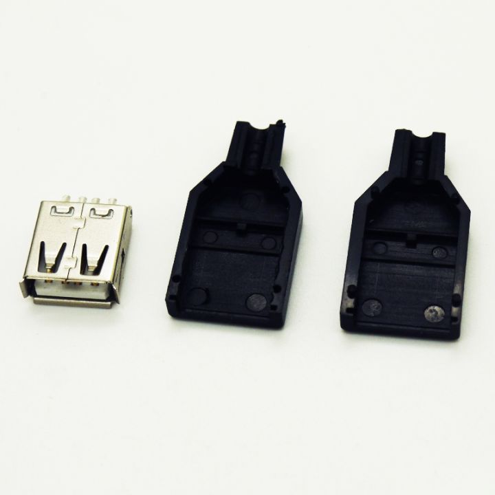 yf-10sets-usb-a-type-male-female-connectors-assembly-adapter-jack-2-0-soldering-plug-socket-with-plastic-shell-dia-3-2mm