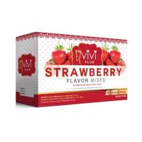 ** 1กล่อง10ซอง**  VIVI Plus Strawberry Mixed Collagen(กล่องสีแดง) วีวี่ น้ำชง สตอเบอรี่ มิกส์