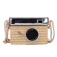 Woman Crossbody Bags Ladies Handbag Summer Literary Fashion Personality Single Shoulder Messenger Camera Shape Design Box Bag