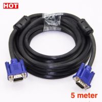 ??HOT!!ลดราคา?? สายต่อจอ Monitor สายต่อจอคอมพิวเตอร์ VGA male 15pin To VGA male 15pin 5M สายเส้นใหญ่ สายหนา งานดี 3+4 ##ที่ชาร์จ แท็บเล็ต ไร้สาย เสียง หูฟัง เคส Airpodss ลำโพง Wireless Bluetooth โทรศัพท์ USB ปลั๊ก เมาท์ HDMI สายคอมพิวเตอร์