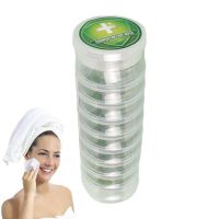 Compressed Towel Tablets 10Pcs Push-Style Compressed Towel Tablets Face Compressed Towel Compressed Hand Wipe Camping Towel