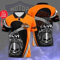 Harley-Davidson Polo 3D POLO shirt Harlay-Davidson Motorcycle Cycles xzx180305 Polo POLO shirt Fremium - Razkacollection  080