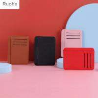 RUOHE กระเป๋า Dompet Koin อินเทรนด์แบบคลาสสิค,กระเป๋ากระเป๋าเงินอเนกประสงค์สำหรับเกาหลีผู้ชายกระเป๋าเก็บบัตรผู้หญิง