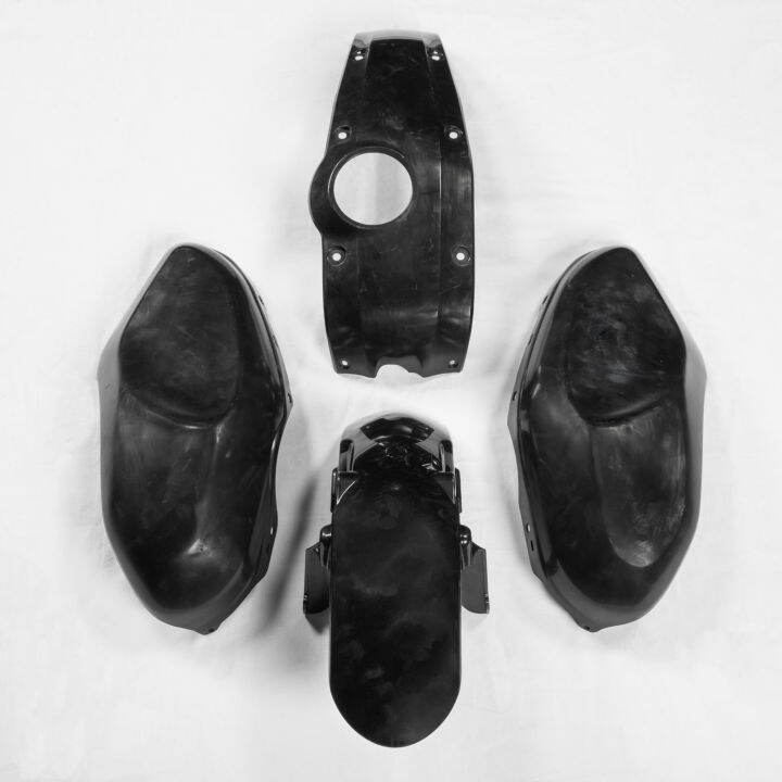 Allotmark Motorcycle Full Fairing Kit Injection Gas Tank Side Trim