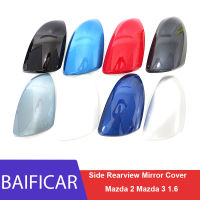 Baificar Brand New Side Rearview Mirror Cover Wing Mirror Cap With Painted Color For Mazda 2 Mazda 3 1.6