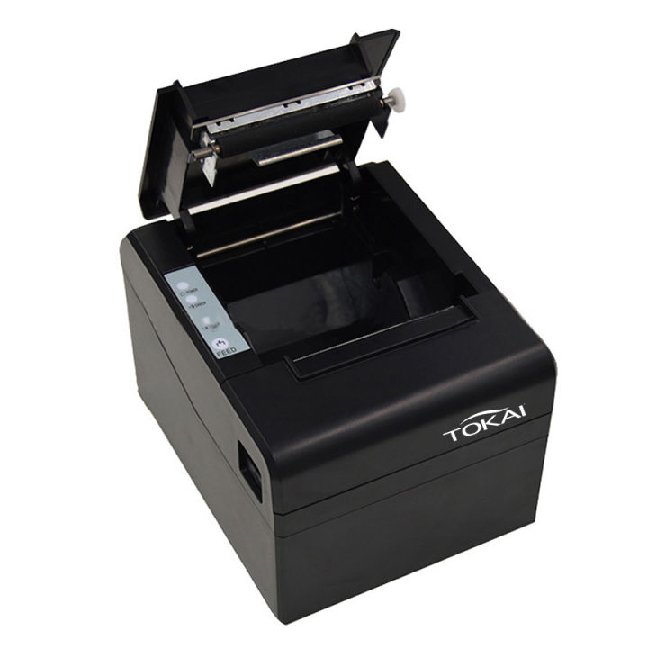 tokai-เครื่องพิมพ์บิลใบเสร็จรับเงิน-thermal-printer-รุ่น-wd-80k-หน้ากว้างกระดาษ-80-มม-ความเร็วในการพิมพ์-300-มม-วินาที-เชื่อมต่อ-usb-serial-rs232-lan-สีดำ