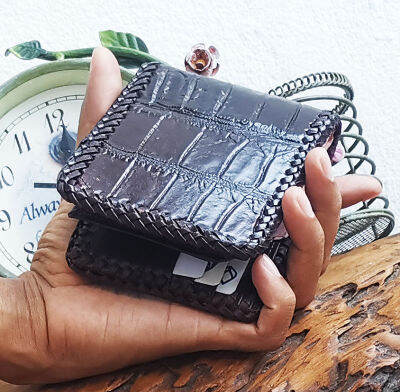 Geniune Crocodile Wallet กระเป๋าหนังท้องจระเข้ สำหรับ เอกบุรุษเช่นคุณ