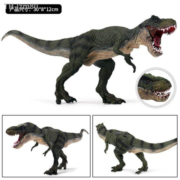 ของขวัญ-แบบจำลองไดโนเสาร์-jurassic-แบบคงที่เดิน-tyrannosaurus-ไดโนเสาร์ของเล่นสัตว์ป่าที่เป็นของแข็งโมเดลพลาสติก