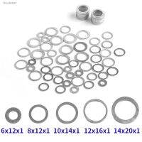 ◈ 20/50PCS M6-M26 Aluminum Flat Washer Flat Ring Gasket Plug Oil Seal Fittings Washers Assortment Fastener Hardware Accessories