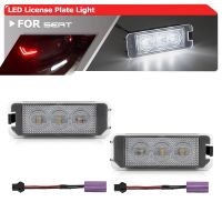 2ชิ้น Canbus ไร้ข้อผิดพลาด SMD ไฟป้ายทะเบียน Led สีขาวสำหรับที่นั่ง Ibiza FR Cupra MK4 6J Altea XL