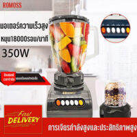 【Tixx】เครื่องปั่น 450W พลังสูง เสียงรบกวนต่ำ เครื่องปั่นน้ำผักผลไม้ การควบคุมความเร็วสี่เกียร์ 1500mlถ้วยคั้นน้ำผลไม้ blender