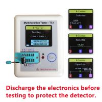 เครื่องทดสอบทรานซิสเตอร์ PNP ในเครื่องทดสอบมิเตอร์จอ LCD LCD ของผู้ผลิตตัวเก็บประจุตัวต้านทานไดโอดไตรโอด TC1