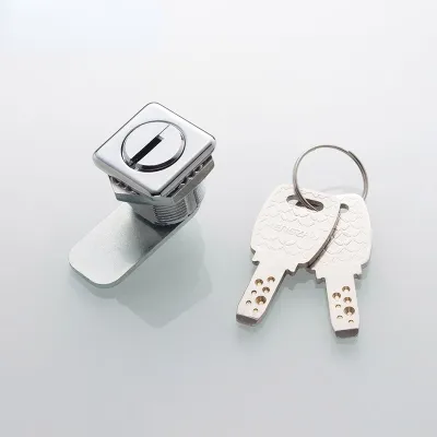 【CC】⊙  Cabinet Cam Lock Bedroom with 2 Keys for Mailbox School Locker Office Drawer Hardware