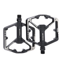 1 Pair Mountain Bike Pedals Aluminum Alloy Anti-slip Hollow Ultralight Bearing Pedals DU Pedals Bicycle Modified Accessories