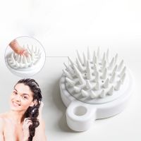 ■◈☼ 1Pcs Soft Silicone Hair Brush Massage Comb Head Cleaning Scalp Untangling Hair Makes Hair Smooth Stimulates Hair Growth Brushes