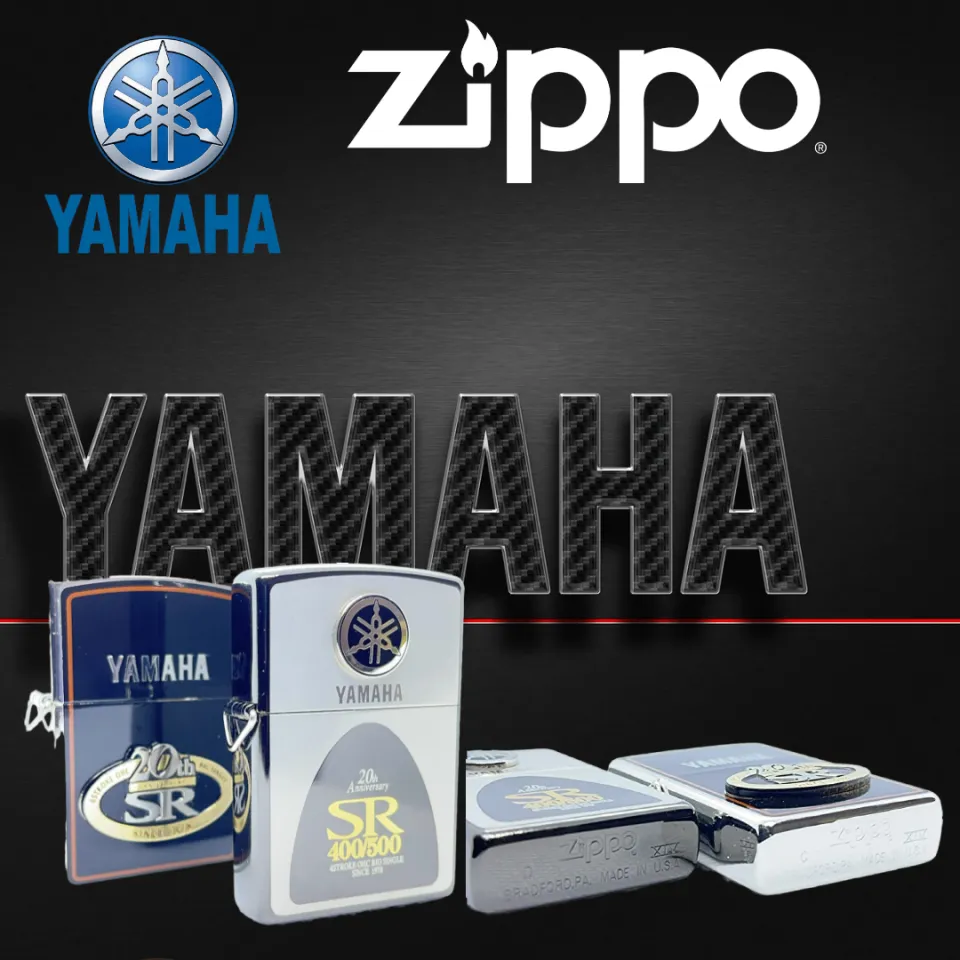 Zippo Yamaha 20th Anniversary Set SR400 and SR500 with ashtray