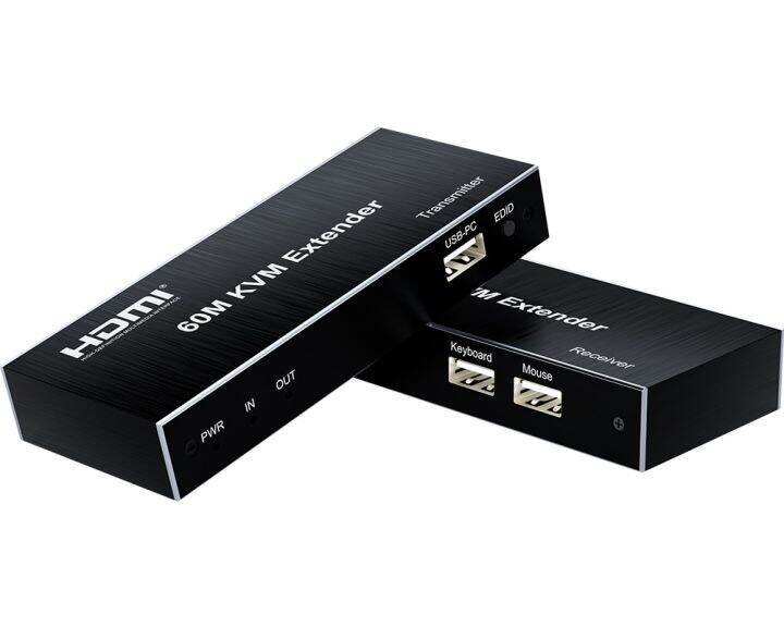 60m HDMI KVM Extender 1080p Over Cat5e/6 Cable 1080P Video