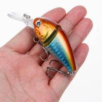 【cw】LINGYUE Fat Crankbait Two Joint Wobbler Hard Swimbait Fishing Lure 85mm 14.5g Fishing Minnow Bait Isca Artificial Pike Pesca