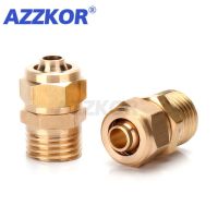 Brass Pipe Fitting Quick plug Tracheal Lock Female Connector Copper Quick screw Thread Straight Pneumatic Fitting1/4 quot;1/8 quot;3/8 quot;1/2