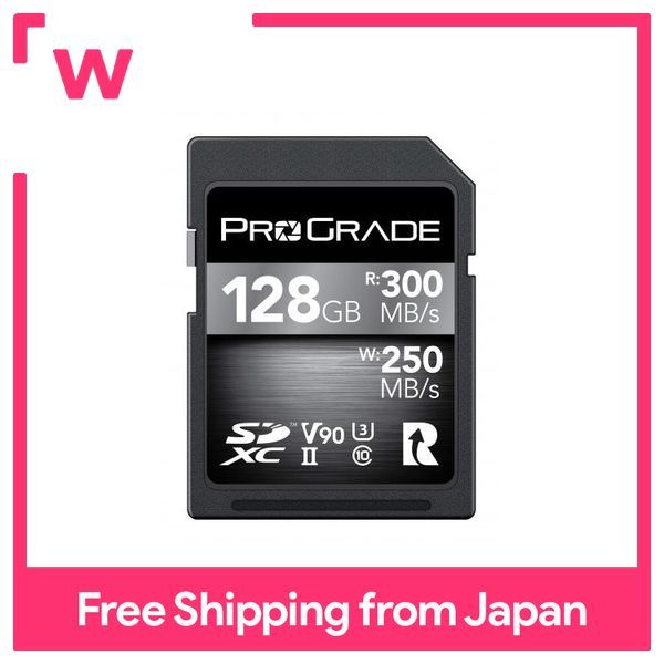 ProGrade Digital [SDXC UHS-II V90] COBALT 300R Memory Card (128GB