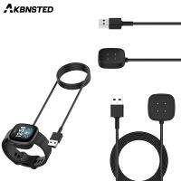 【The-Best】 【HOT】 【Support-Cod】 AKBNSTED 30ซม. 100ซม. ยาวพอร์ต USB แท่นชาร์จ Pengisi Daya Magnetik สำหรับ Fitbit Versa 3 /Fitbit Sense สายชาร์จสมาร์ทวอท์ช