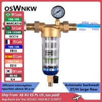 เครื่องกรองก่อน OSWNKW-05ทั้งบ้านหมุนลงตะกอนน้ำกรองกลางระบบกรองย้อนตาข่ายสแตนเลส