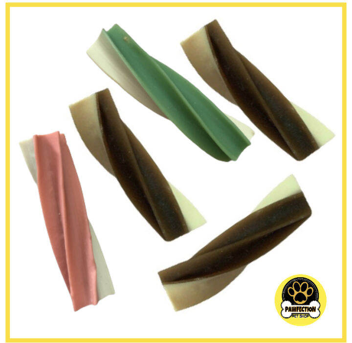 Twisted dental sticks for dogs (5 pcs per pack) Lazada PH