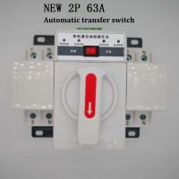 Dual Power Automatic Transfer Switch 2P 63A 230V MCB Type Dual Power Automatic  ATS Automatic Power Converter Transfer Switch