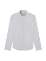 AIIZ (เอ ทู แซด) - เสื้อเชิ้ตผู้ชาย แขนยาวคอตั้ง Mens Mandarin Collar Long Sleeve Shirts