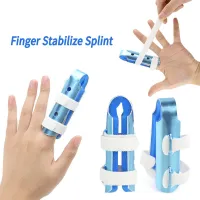 1 ชิ้นโลหะ Finger Splint Finger Stabilizer สำหรับนิ้วหักโรคข้ออักเสบยืด Knuckle Immobilization