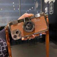 เคส ไอโฟน กล้องหนังสุดหรู 14 สายคล้องเคสมือถือแอปเปิ้ล 13 เชือกหนังสะพายข้าง 12 ช่องสร้างสรรค์ 11 รวมทุกอย่าง