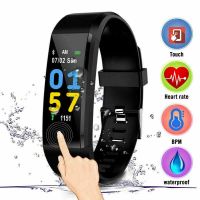 ♟ Smart Wristband fitness tracker Health Monitor Heart rate Blood Pressure Waterproof Smart Bracelet for Men Women Smartband Watch