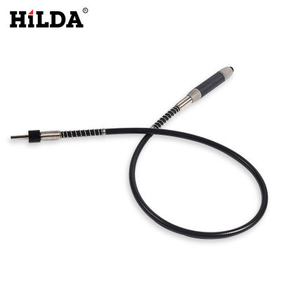 【☊HOT☊】 KKP HAPPY STORE ก้านดัด Hilda เหมาะกับอุปกรณ์เครื่องเจียระไน Dremel 400W สว่านขัด110Cm พร้อมหัวจับ6อันสำหรับอุปกรณ์เสริม Dremel