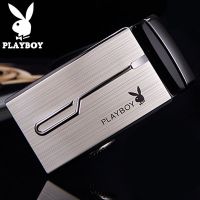 2023 หัวเข็มขัด Playboy ของแท้ ผู้ชายหัวเข็มขัดอัตโนมัติระดับไฮเอนด์ 3.5cm เข็มขัดรัดเอว