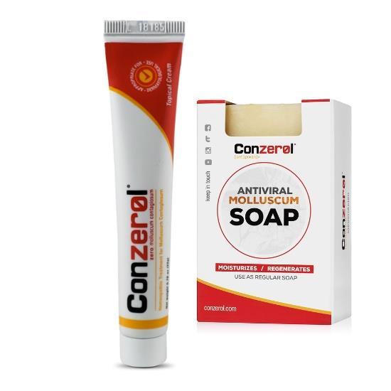 Conzerol Stop Molluscum Today 2 Step Treatment For Molluscum Conzerol