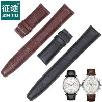 Suitable for IWC leather strap Portuguese meter Portuguese 7 Portuguese timing seven-day chain leather watch strap male