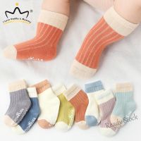 【hot sale】 ●┋ C10 Childrens Socks Solid Striped Four Seasons Boy Anti Slip Newborn Baby Socks Cotton Infant Socks For Girls 0-36Month