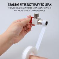 (Allen Materials) 1ม้วน PTFE ท่อประปาเทปซีลน้ำมันฟรี Leakproof ท่อระบายน้ำปลั๊กท่อน้ำก๊อกน้ำซ่อมเครื่องมือกาว Sealants สำหรับ Home