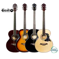 Kazuki KZ-39 Acoustic Guitar กีต้าร์โปร่ง ขนาด 39 นิ้ว KZ39 Series ทรงกีตาร์ Auditorium (สำหรับมือใหม่ ฟรี กระเป๋ากีต้า ปิ๊กกีตาร์ )