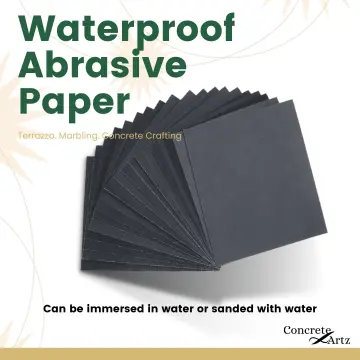 9 x 11 600A Grit (Pack of 30) - Wet Dry Silicon Carbide Waterproof Paper  Sheet - ID