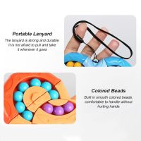 Rotating Bean Cube Stress Relief Toy Fingertip Intelligence Game Toy for Kids