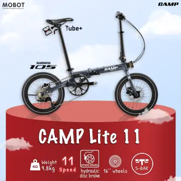 camp lite 11 foldable bicycle