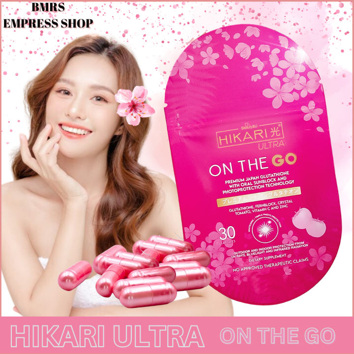 ORIGINAL HIKARI GLUTATHIONE (POUCH) On The Go Premium Japan Glutathione ...