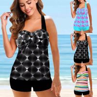 Boutique womens swimsuit tankini set summer sexy womens bikini beach swimsuit S-6XL