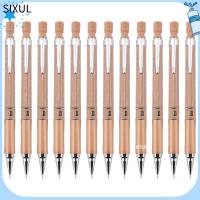 SIXUL 12Pcs สีน้ำตาลสีน้ำตาลเข้ม ดินสอสีขาว พลาสติกสำหรับตกแต่ง น่ารักน่ารักๆ ชุดเซ็ต ของขวัญสำหรับเด็ก มอรันดี อุปกรณ์วาดภาพเขียน ออฟฟิศสำหรับทำงาน