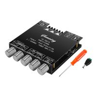 YS-TB21S 2.1 Channel Bluetooth 5.1 Amplifier Board TPA3116 50Wx2+100W Left Right Channel+Subwoofer Audio Module DC12-24V